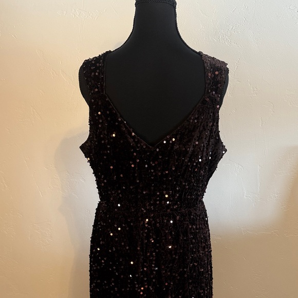 Baltic Born Sequin Maxi Dress in Deep Brown - Picture 8 of 10